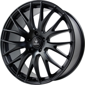 Verde Saga 17X7.5 Satin Black