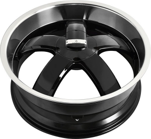 Verde Skylon 18X8 Black with Machined Face