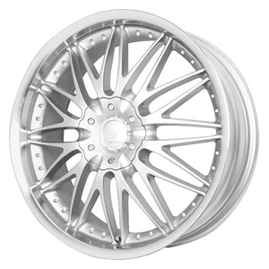 Verde Regency Silver Machine 16 X 7.5 Inch Wheels