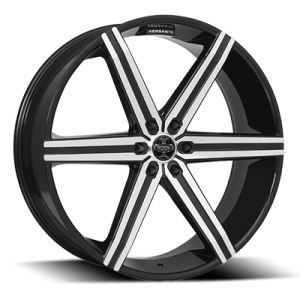 Versante 228 (6 Spoke) 18X8 Black Machined