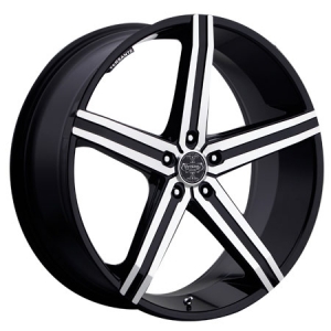 Versante 228 19X8.5 Black Machined