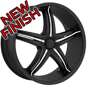 Viscera VSC 770 Black with Chrome Inserts 20 X 8.5