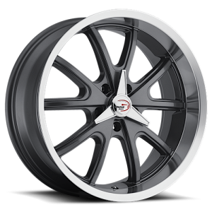 Vision 143 Torque 15X8 Charcoal with Machine Lip