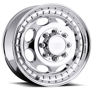 Vision 181 Hauler Duallie Front 17X6.50 Chrome