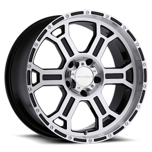 Vision 372 Raptor 16X8 Gloss Black Mirror Machined Face