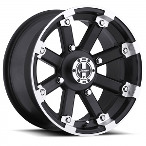 Vision 393 Lock Out 12X7 Matte Black with Machine Face