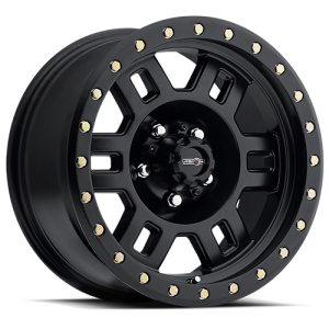 Vision 398 Manx 18X9 Matte Black with Zinc Bolts