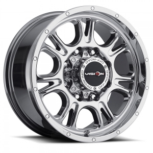 Vision 399 Fury 17X8.50 Phantom Chrome