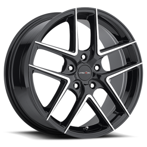 Vision 467 Mantis 17X8 Gloss Black Machined