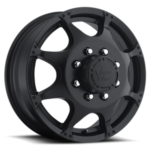 Vision 715 Crazy Eightz Duallie Front 17X6.50 Matte Black