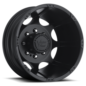 Vision 715 Crazy Eightz Duallie Rear 16X6 Matte Black