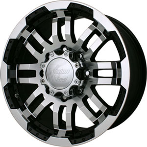 Vision 375 Warrior Machined 20 X 9 Inch Wheels