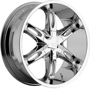 Vision 436 Hollywood 6 Chrome 20 X 9 Inch Wheels