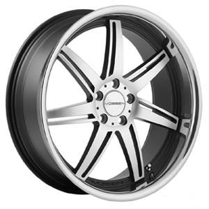 Vossen VVS 086 Matte Black Machined 20 X 10.5 Inch Wheel