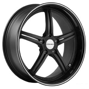 Vossen VVS 087 Matte Black Machined W Gloss Lip 20 X 11 Inch Wheel