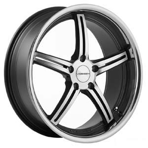 Vossen VVS 087 Matte Black Machined 20 X 11 Inch Wheel