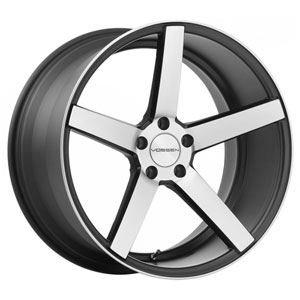 Vossen VVSCV3 Matte Graphite Machined 20 X 9 Inch Wheel