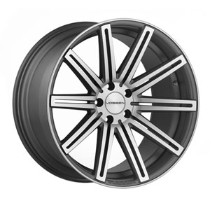 Vossen VVSCV4 Matte Graphite Machined 22 X 10.5 Inch Wheel