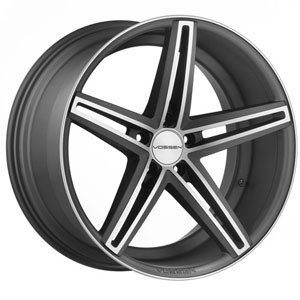 Vossen VVSCV5 Matte Graphite Machined 20 X 10.5 Inch Wheel
