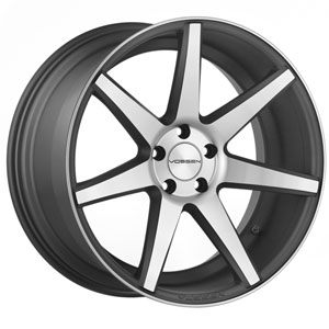 Vossen VVSCV7 Matte Graphite Machined 20 X 9 Inch Wheel