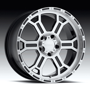 V-Tec Raptor 372 Gloss Machined Face 20 X 8.5 Inch Wheels