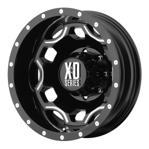 XD SERIES XD814 Crux Rear 17X6 Gloss Black With Milled Accents