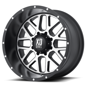 XD Series XD820 Grenade 22X10 Satin Black with Machined Face