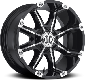 Xtreme NX-3 22X9.5 Glossy Black Machined Face