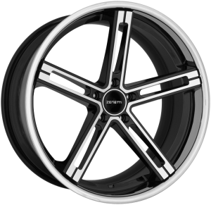 Zenetti Capri 22X10.5 Machined Black Chrome Lip