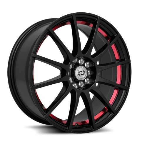 Drag Concepts R16 17 X 7 Inch Rims Gloss Black Red Inner Drag Concepts R16 Rims