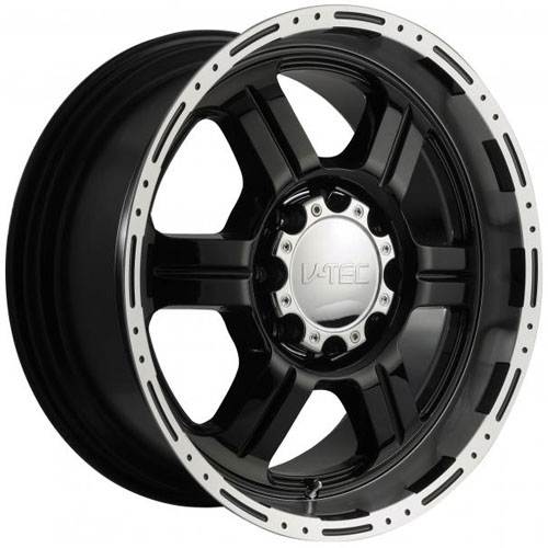 Vision 326 Off Road Black 17 X 8 Inch Wheels