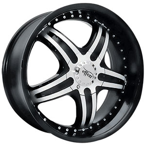 Effen 403 Black Center Caps