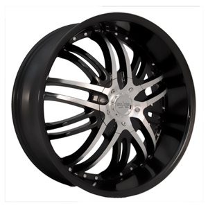 Starr 664 Medusa Black Machined Center Cap