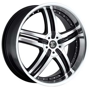 Crave Number 10 Black Machined Center Cap