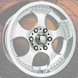 Akuza 214 Fervor Chrome Caps