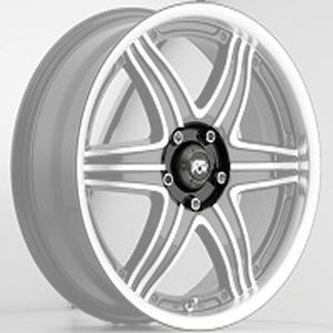 Akuza 707 EMR Black w Machined Caps