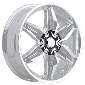 Akuza 824 Rissa Chrome Caps