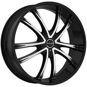 Akuza 847 Shadow Gloss Black Machined Cap