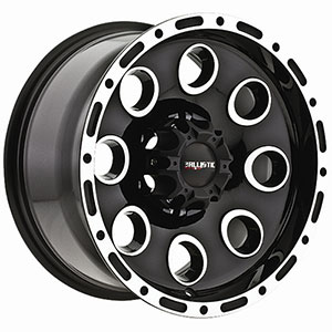 Ballistic 044 Bullet Rims (Flat Black) | 17 X 9, 18 X 9, 20 X 10