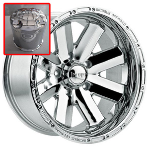 Incubus 518 Recoil Chrome Caps (2 piece)