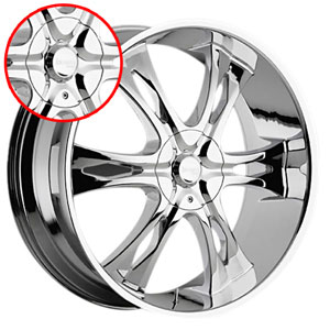 Incubus 763 Nemesis Chrome Caps (e61)