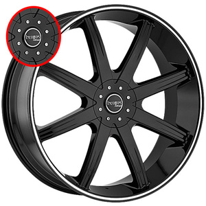 Incubus 840 Empire Gloss Black Machined Cap