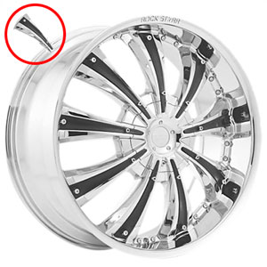 Rockstar 411 Genisis Black Inserts - 9 Pieces