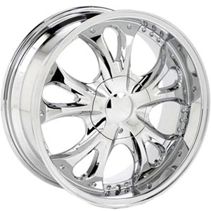 Starr 808 Chrome Centercaps