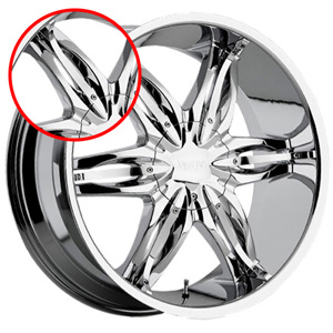 Viscera VSC 778 Chrome Inserts