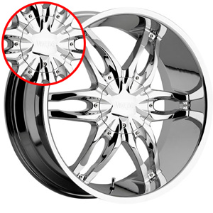 Viscera VSC 778 Chrome Caps